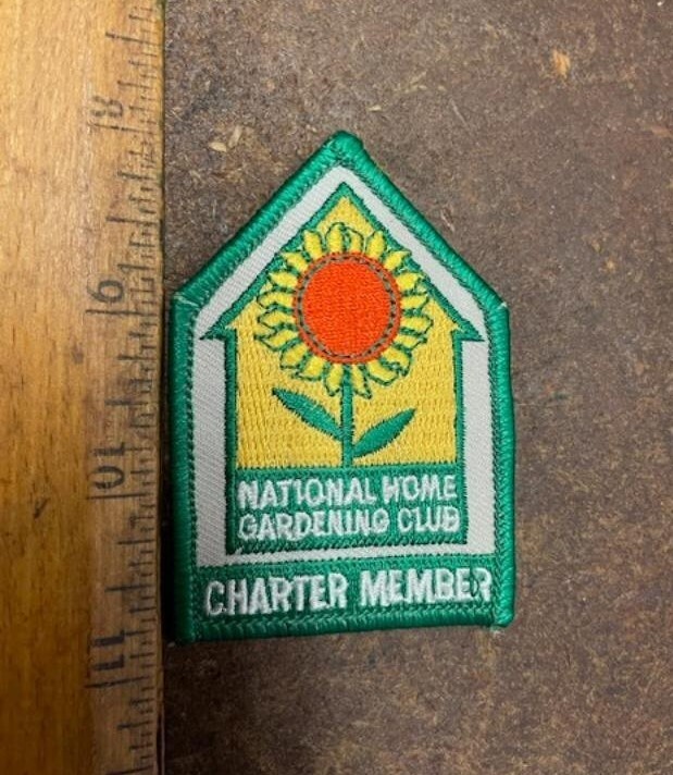 National Home Gardening Club – Charter Member Embroidered Patch (NOS)