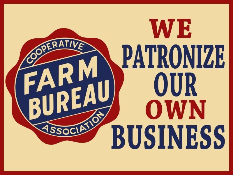 Farm Bureau Cooperative Association, CO OP NEW Sign 24×30″ USA STEEL XL Size