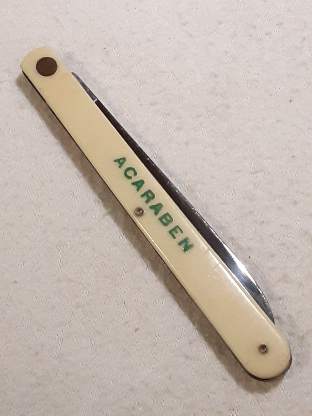 ACARABEN GROWERS FERTILIZER COOPERATIVE COLONIAL MELON TESTER FOLDING KNIFE USA
