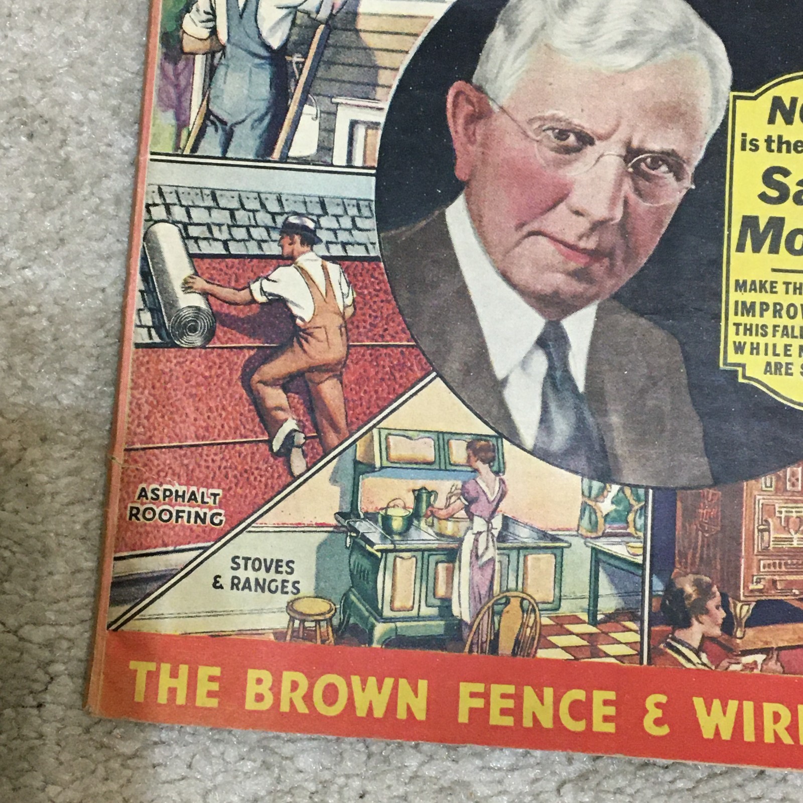 Vntg 1935 Jim Brown’s Bargain Book Catalog, Tools Fence Heater Range Paint Roof