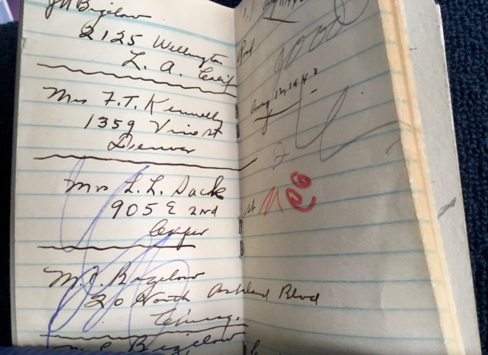 1930’s Notebook Great Northwestern Commission Co Sioux City, Iowa Hogs Cattle