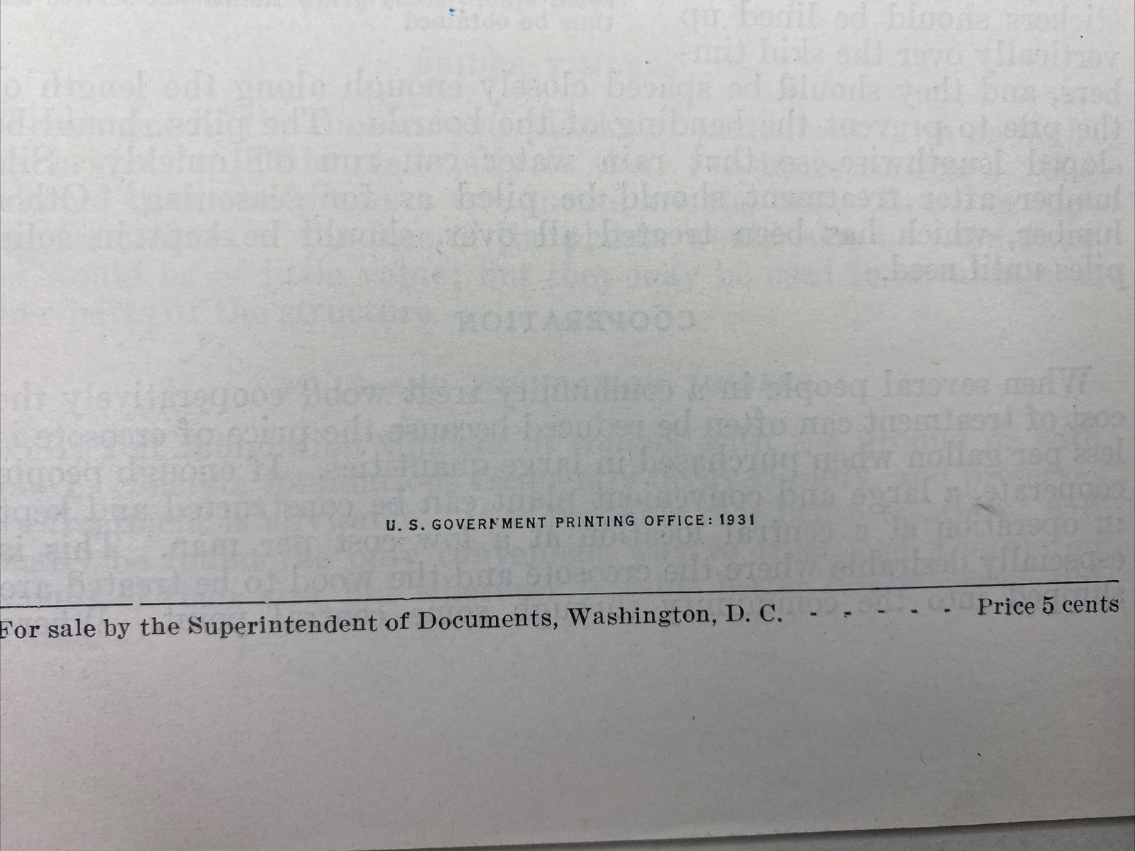 1931 USDA Farmers’ Bulletin No. 744 The Preservative Treatment of Farm Timbers