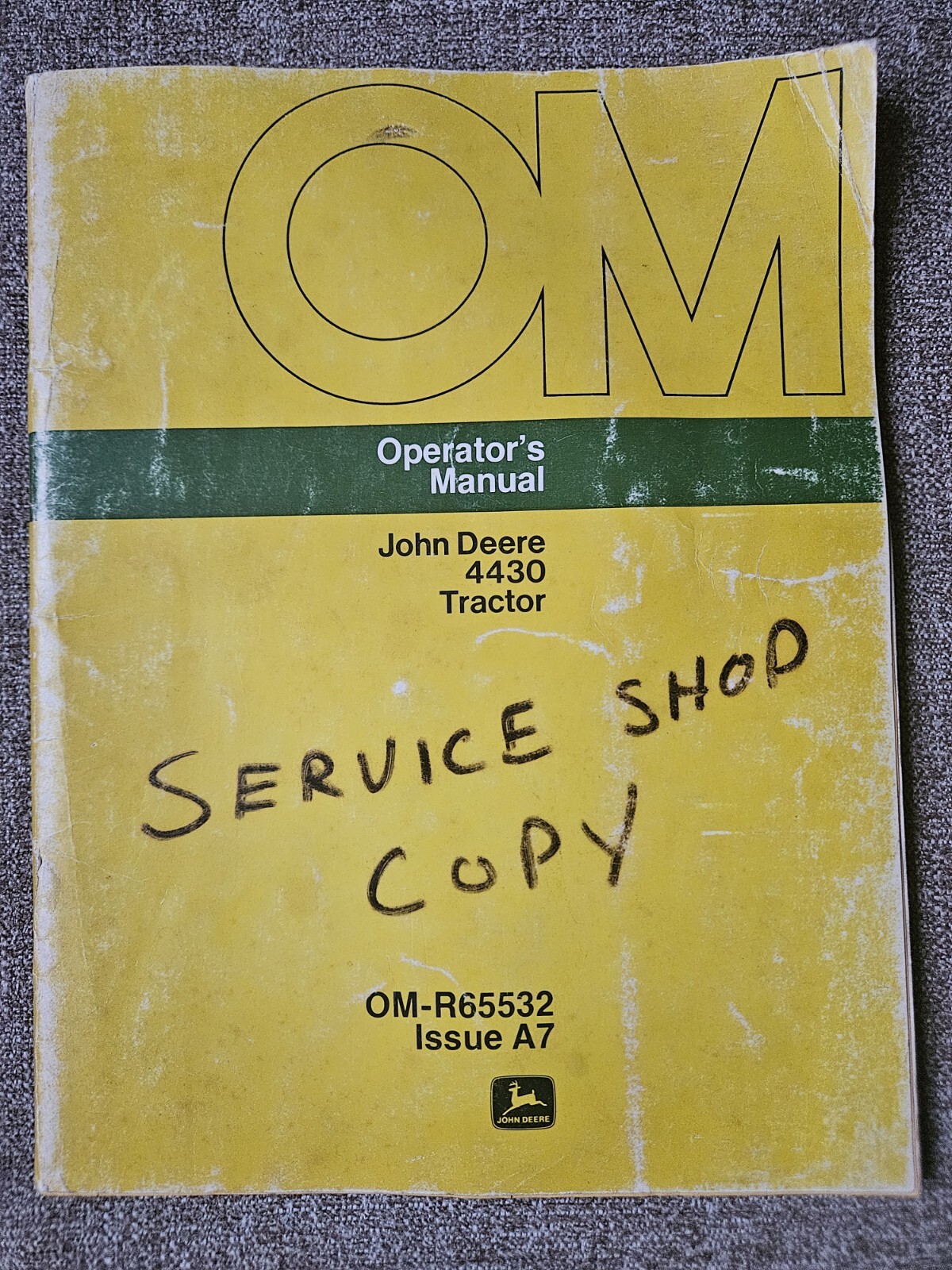 John Deere 4430 Operator’s Manual Farm Tractor OEM vintage Original