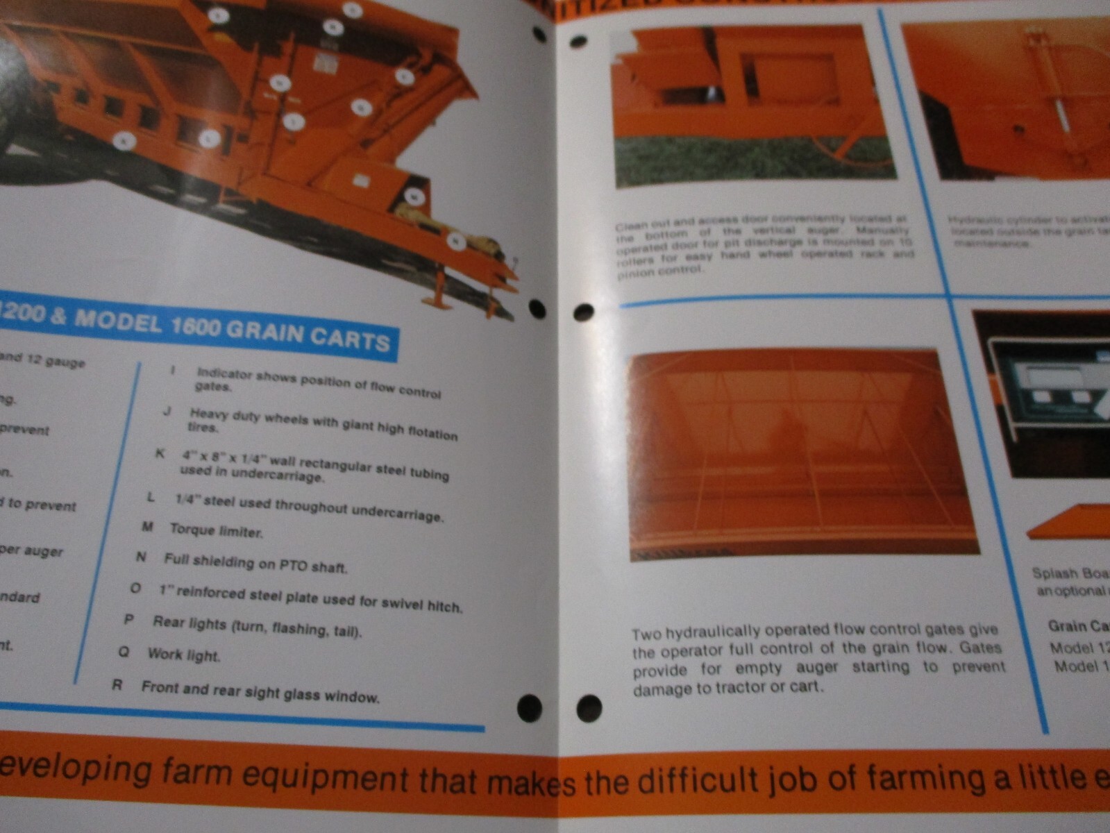 Killbros Grain Carts Sales Brochures, 4 items