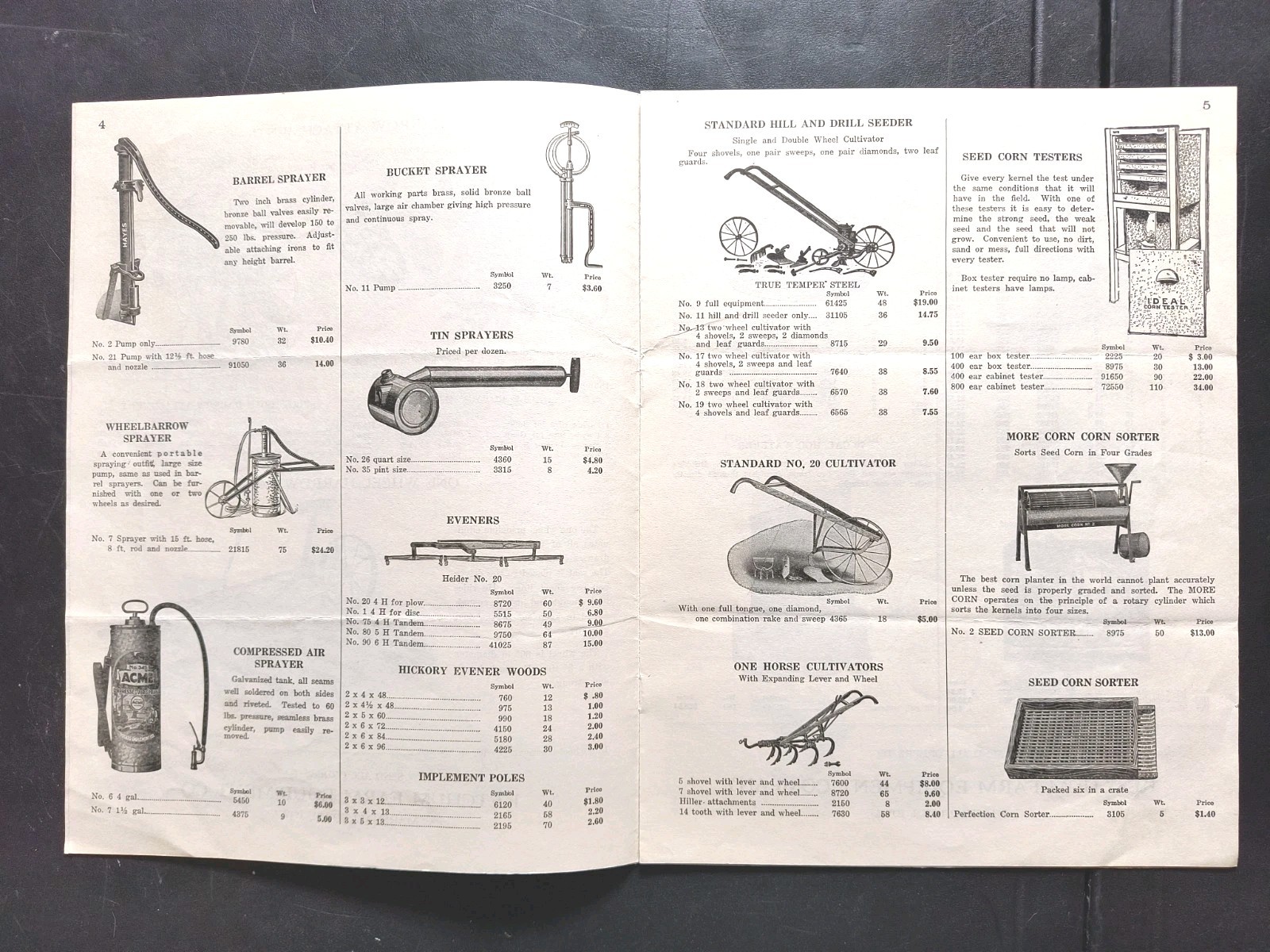 1920s Ketchum Farm equipment Dealer Sales Brochure Advertising Catalog 2pc Lot