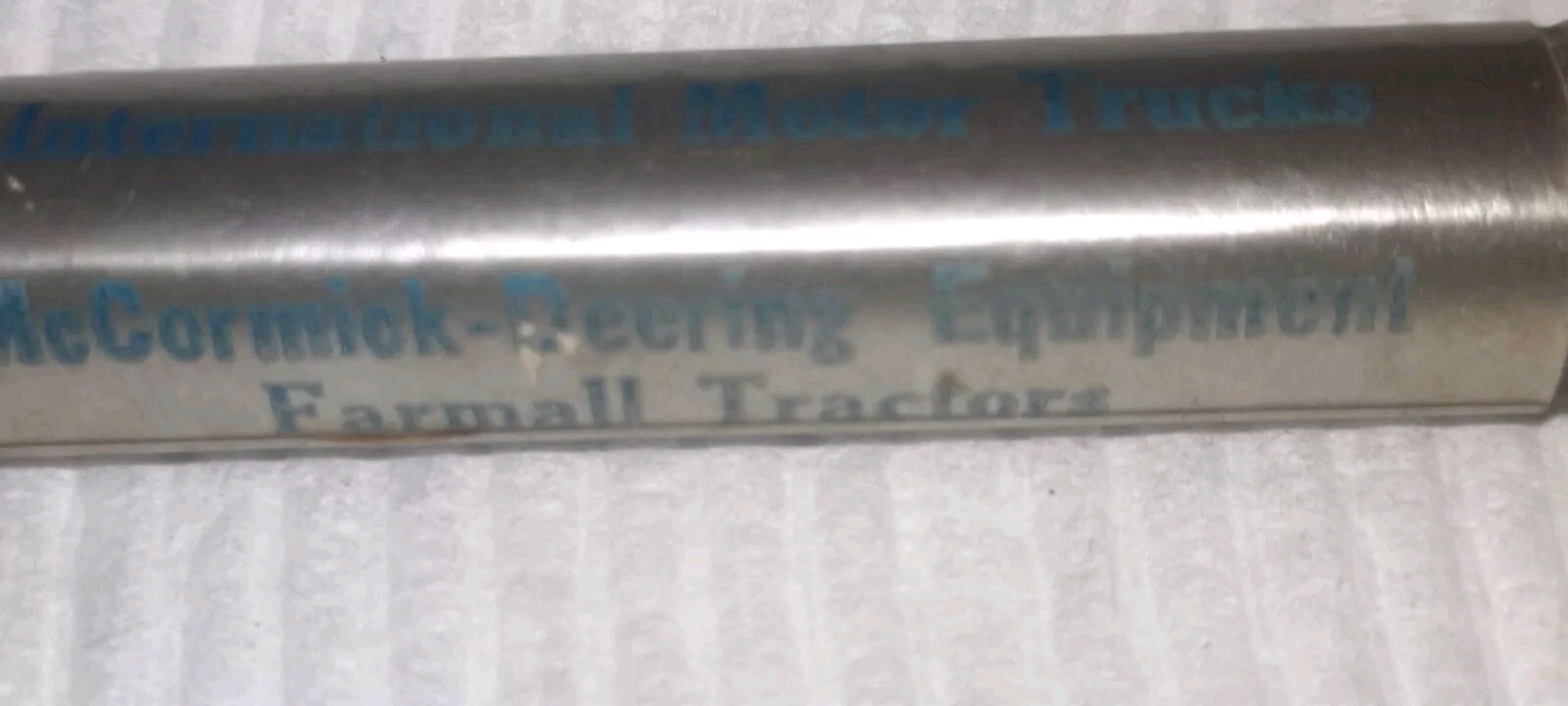 “McCORMICK-DEERING EQUIP-FARMALL TRACTORS*Stowe Truck Co*Marietta, Ohio” Pencil