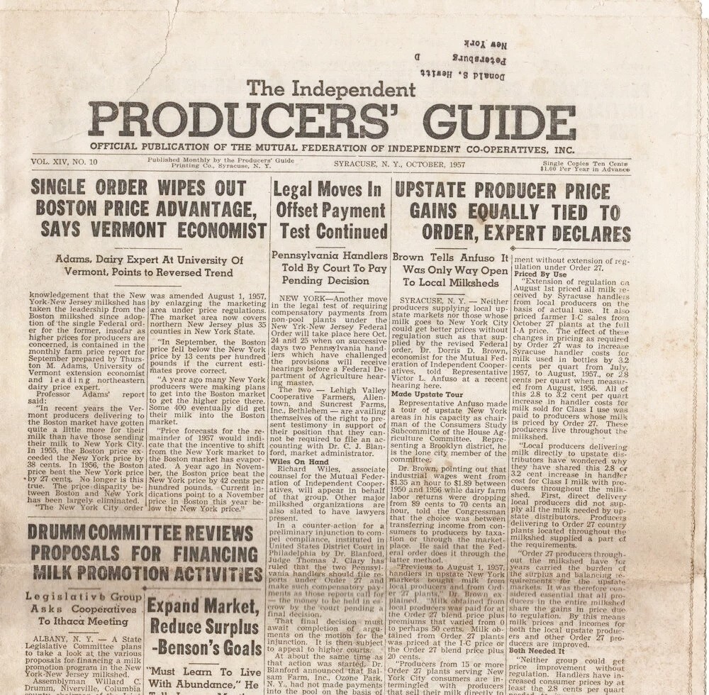 The Independent Producers’ Guide, October 1957 vintage agricultural newspaper
